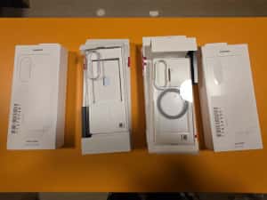 Huse originale pentru Samsung Z Fold7 Clear Magnet Case open box — miniatura 5