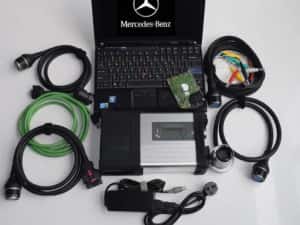 Tester Mercedes Reprezentanta MB STAR C5 cu laptop I5 Utilizare 2025
