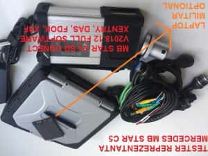 Tester Mercedes Reprezentanta MB STAR C5 cu laptop I5 Utilizare 2025 — miniatura 7