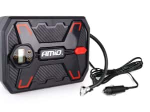 Compresor auto, cu manometru digital LED, 12V, 10bar/150PSI, 2 adaptoare, Amio, 1 buc — miniatura 5