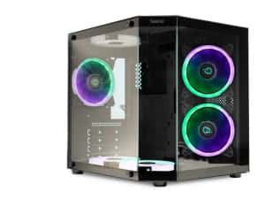 Carcasă Gaming RGB 6 Ventilatoare ARGB + Telecomandă Sticlă Temperată — miniatura 2