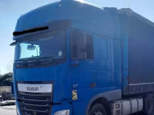 camion DAF EURO 6 XF460 . cutie automata si semiremorca Marca Schmitz — miniatura 9