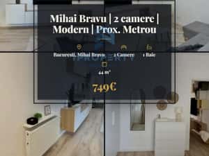 Mihai Bravu | 2 camere | Modern | Prox. Metrou — miniatura 3