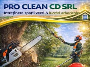 Tuns iarbă și toaletare pomi – curățenie curți și grădini — miniatura 2