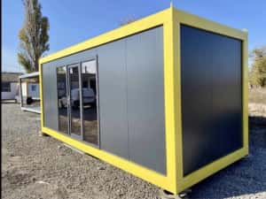 Container containere birou vitrina cafenea coffe shop parc auto — miniatura 1