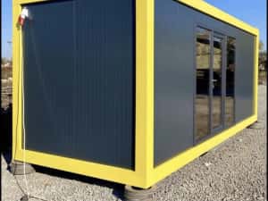 Container containere birou vitrina cafenea coffe shop parc auto — miniatura 3