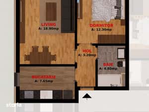 Apartament 2 camere. La 1,5 km de Buc. Rate la Dezvoltator! — miniatura 5