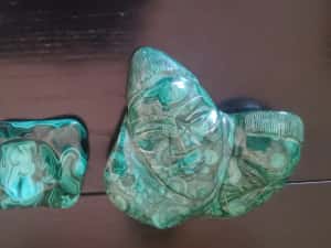 Scrumiera si sculptura malahit