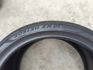 Doua anvelope vara 305 30 21 pirelli p zero pz4 profil de 7 mm dot 2023 — miniatura 9