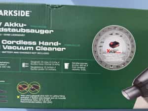 Aspirator de mâna pe acumulator 20v Parkside — miniatura 5