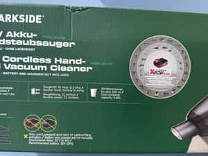 Aspirator de mâna pe acumulator 20v Parkside — miniatura 8