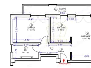 Apartament cu 2 camere | Aradului — miniatura 8