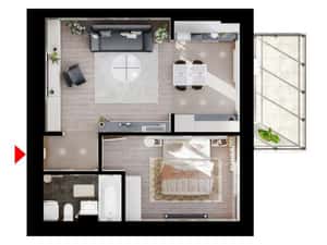 HILS Republica Studio dublu tip 2A — miniatura 1