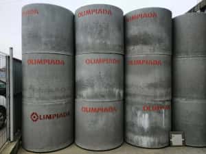Camin patrat  pentru canalizare  - Tuburi de beton L-l 1000/ G 120/ H 1000 MM — miniatura 4