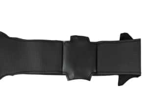 Husa volan piele negru 38 cm pentru Mercedes E-class W211 2003-2009 — miniatura 3