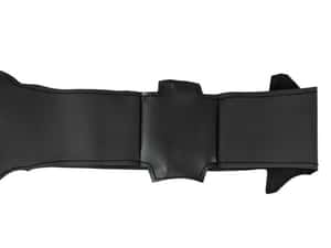 Husa volan piele negru 38 cm pentru Mercedes E-class W211 2003-2009 — miniatura 9