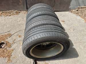 Jante aliaj Dezent 5x112, 6,5jx16, ET46 cu anv vara 205/55/16 Nexen Nblue S, profil 4-5 mm, DOT 5020 pentru Volkswagen Skoda  Seat Audi — miniatura 9
