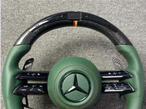Volan Mercedes AMG Piele Carbon Padele la comanda — miniatura 3