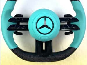 Volan Mercedes AMG Piele Carbon Padele la comanda — miniatura 10