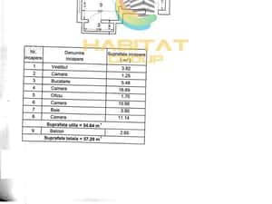 Calea Calarasi 3 camere semidecomandat 59 mp gata de mutare — miniatura 4