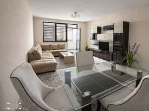 Direct proprietar, 2 camere mobilat utilat 81 mp cu parcare subterană — miniatura 1