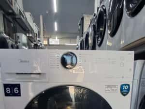 Masina de spalat Midea cu uscator 8kg import Germania Garanție LD159 — miniatura 2