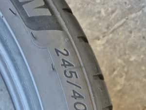 4 anvelope vara Michelin,fata 245/40/19,spate 275/35/19.Pretul este pe bucata — miniatura 5