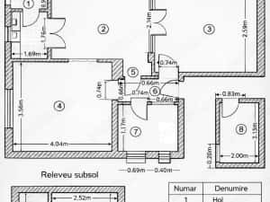 Ap de inchiriat 3 camere, curte si centrala proprie zona Bl Tudor Vladimirescu 13 Septembrie — miniatura 8