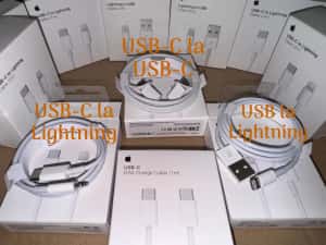 Cablu Usb-c/Usb iphone 17/16/15/14/13/12/11 Xs Max Xr 7 plus 8 plus — miniatura 3