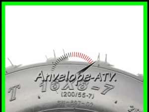 ANVELOPA ATV 16x8-7 16x8x7 CAUCIUC ATV 16x8x7 200/55-7 — miniatura 6