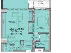 2 camere - Sebastian - Predare in 2027 — miniatura 3