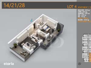 Apartament 2 camere Theodor Pallady-Metrou Nicolae Teclu — miniatura 4