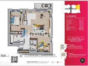 Apartament cu 3 camere + balcon si boxa, Targu Mures — miniatura 6