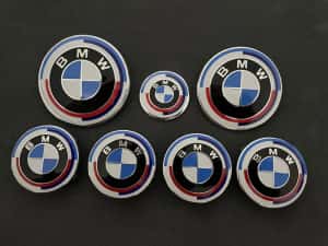 Set embleme Bmw Anniversary 50 ani fata Seria 3 5 G20 G21 G30 G31 M — miniatura 1