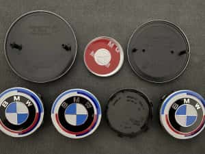 Set embleme Bmw Anniversary 50 ani fata Seria 3 5 G20 G21 G30 G31 M — miniatura 8