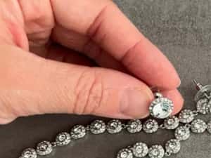 Set swarovski angelic colier+ cercei+ bratara — miniatura 5