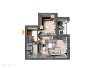 Apartament 1 camera Nicolina Selgros 42mp Cod:158759 — miniatura 4