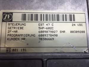 6009079027 Unitatea de control a cutiei de viteze BOSCH B6, B7, B9, B10, B12 bus (1978-2011) VOLVO — miniatura 4