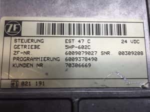 6009079027 Unitatea de control a cutiei de viteze BOSCH B6, B7, B9, B10, B12 bus (1978-2011) VOLVO — miniatura 9