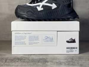 Adidasi OFF WHITE, Odsy 1000 SNEAKERS Premium din Piele Full Box Black — miniatura 2