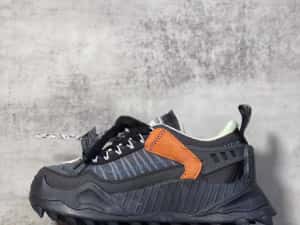 Adidasi OFF WHITE, Odsy 1000 SNEAKERS Premium din Piele Full Box Black — miniatura 3