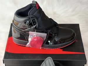 Air Jordan 1 Retro High Black Black Noire Full Box Verificare Colet — miniatura 4