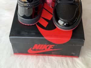 Air Jordan 1 Retro High Black Black Noire Full Box Verificare Colet — miniatura 6