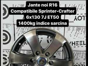 Jante noi de greutate 16" 6X130 pt Mercedes Sprinter 906 907, Crafter — miniatura 2