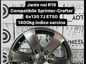 Jante noi de greutate 16" 6X130 pt Mercedes Sprinter 906 907, Crafter — miniatura 3