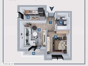 Apartament decomandat- suprafata generoasa — miniatura 6