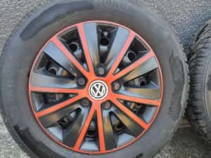 Set 4 Anvelope iarna  CONTINENTAL  ContiWinterContact 195/65 R 15 + Jante + Capace — miniatura 5