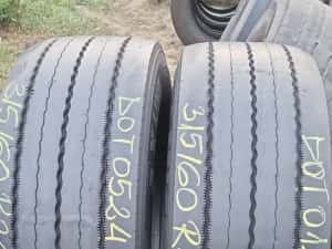 2 Anvelope Directie Michelin 315/60 R22.5 Impecabile DOT0524