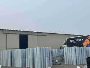 Horn de inox Coș de fum Burlane din inox izolate! — miniatura 3