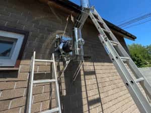 Horn de inox Coș de fum Burlane din inox izolate! — miniatura 8